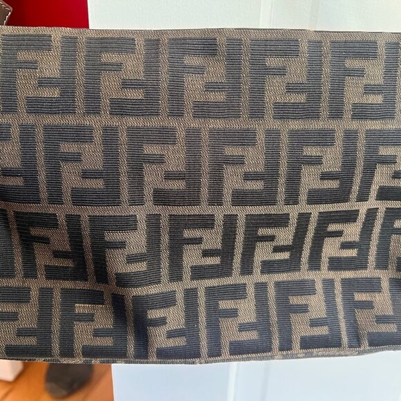 Authentic Vintage Fendi Zucca Shoulder Bag - Picture 3 of 16